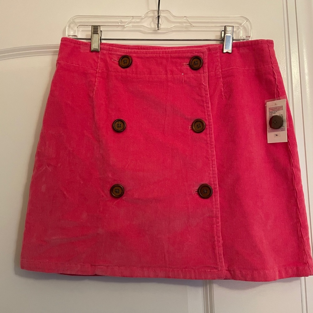 Vineyard Vines Pink Corduroy Skirt